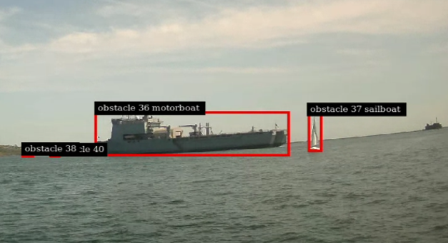 GuardianAI computer vision interface detecting and classifying nearby vessels in real time to support autonomous surface vessel navigation and collision avoidance.